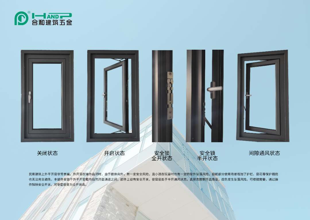 间隙通风安全锁部件
